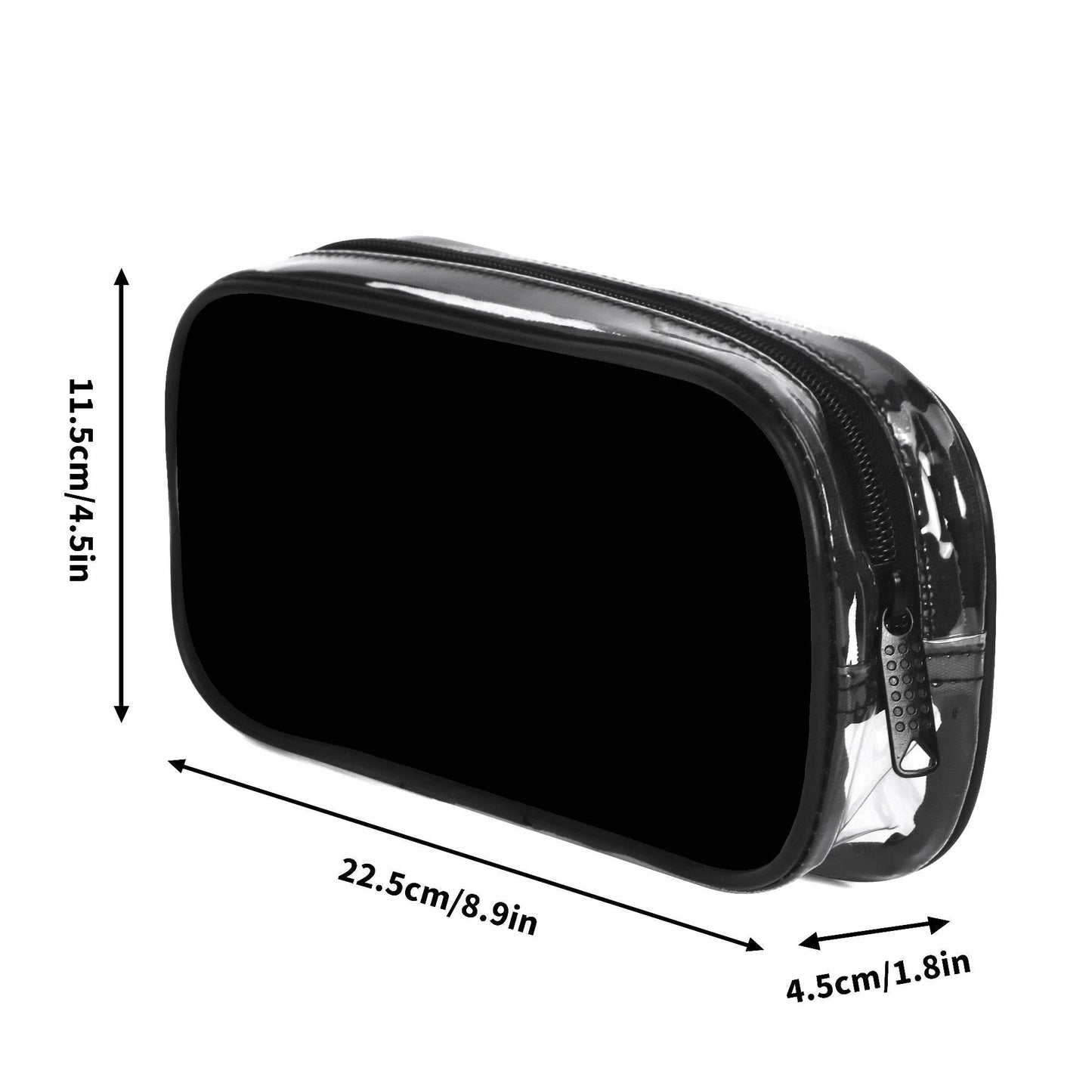 Black Pencil Case (Single-Sided Print) - Concordia Style Boutique