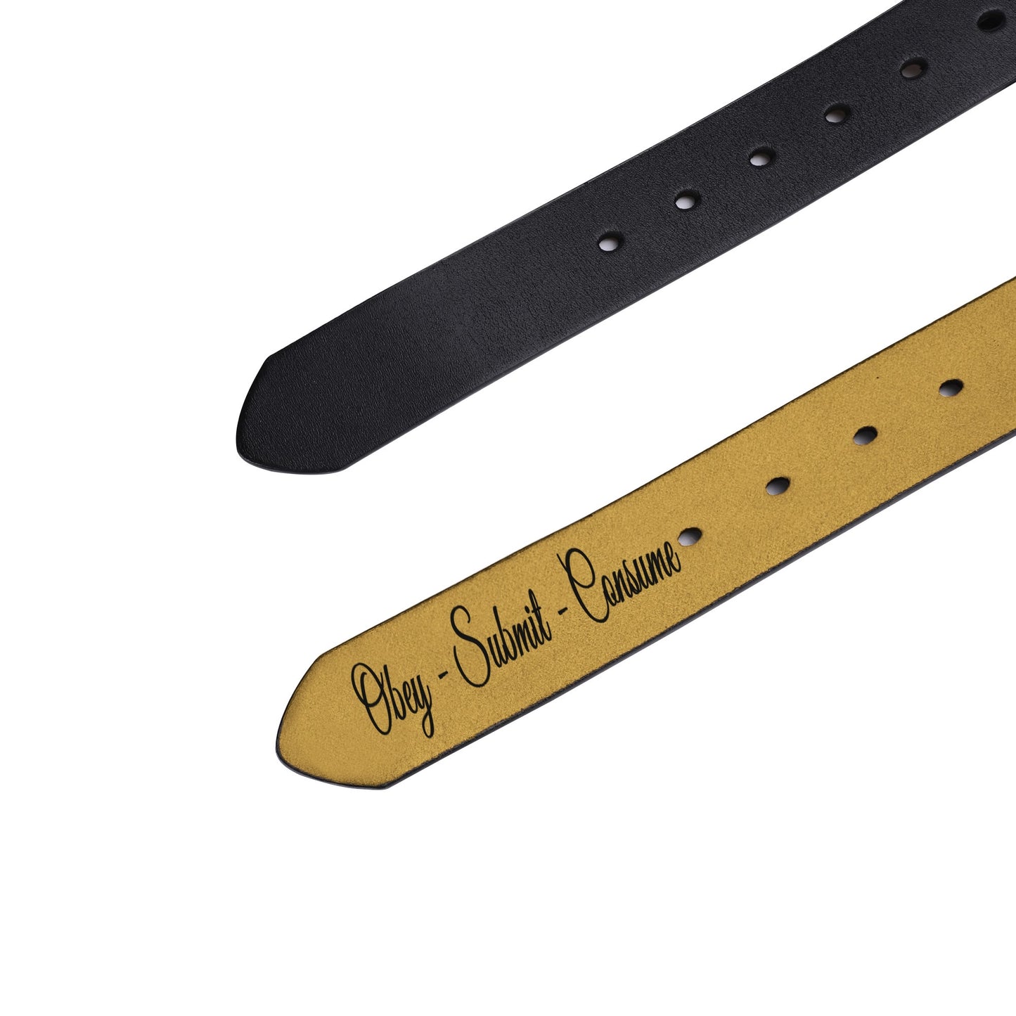 Black Engraved Leather Belt - Premium Leather Belt from Concordia Style Boutique - Just $23.18! Shop now at Concordia Style Boutique