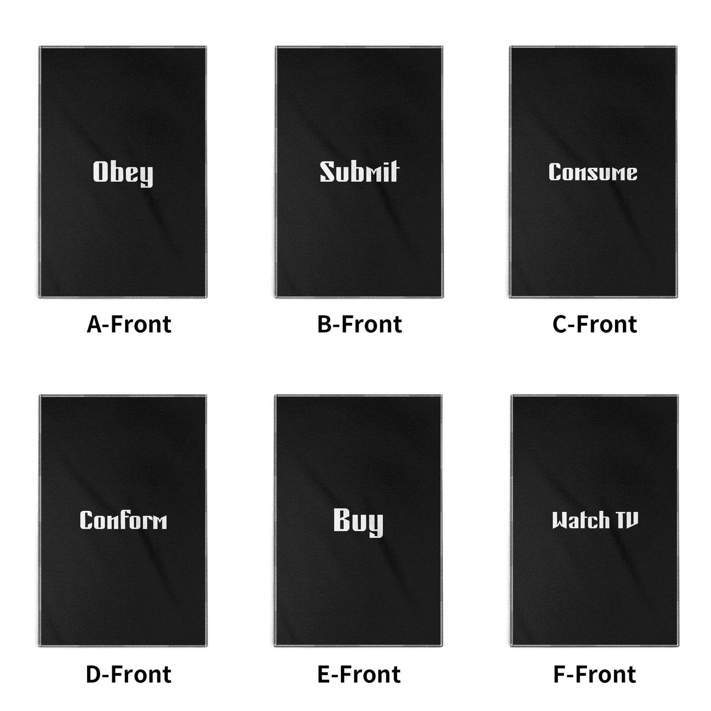 Customized Hand Towels - 6 Pcs - Concordia Style Boutique