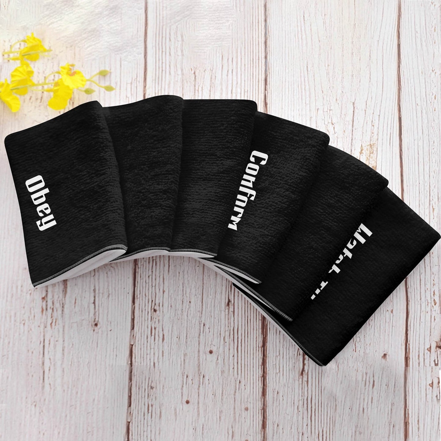 Customized Hand Towels - 6 Pcs - Concordia Style Boutique