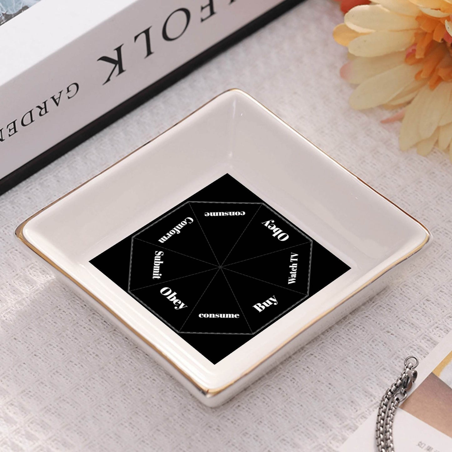 Ceramic Square Dinner Plates / Appetizer Plates - 1 Pc, 2 Pcs, 4 Pcs - Concordia Style Boutique