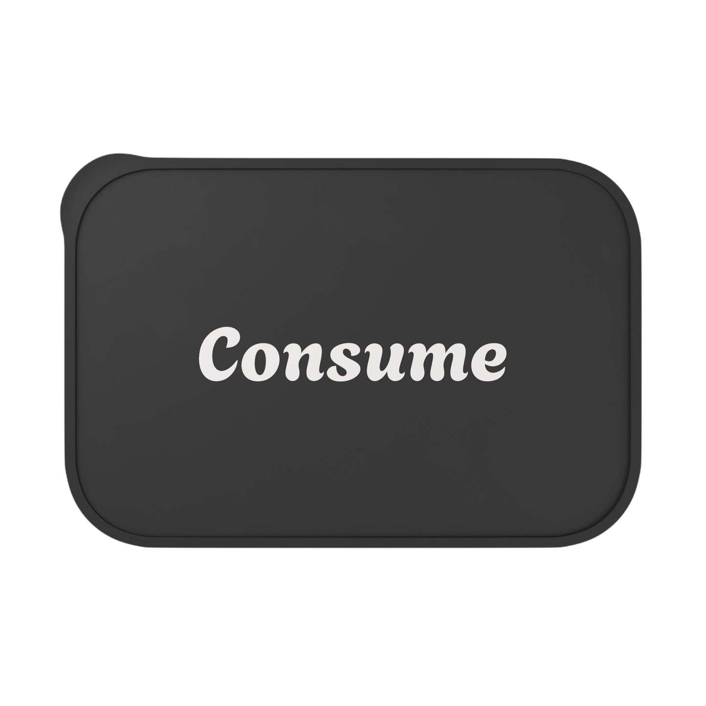 Eco-Friendly Bento Box for Meal Prep - 'Consume' Design with Utensils - Premium Bento Box from Concordia Style Boutique - Just $35.65! Shop now at Concordia Style Boutique