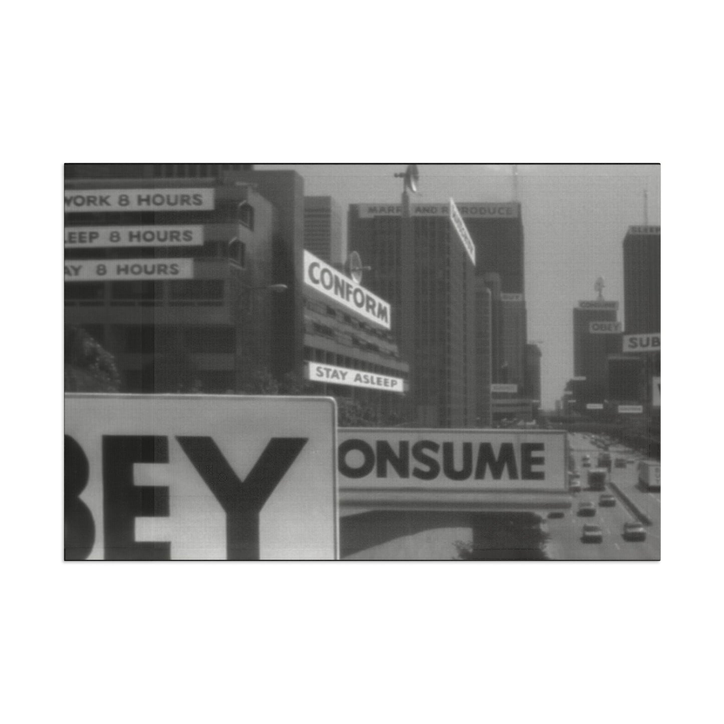 Urban Motivation Flag - "OBEY, CONFORM, STAY ASLEEP" - Premium Flags from Concordia Style Boutique - Just $24.88! Shop now at Concordia Style Boutique