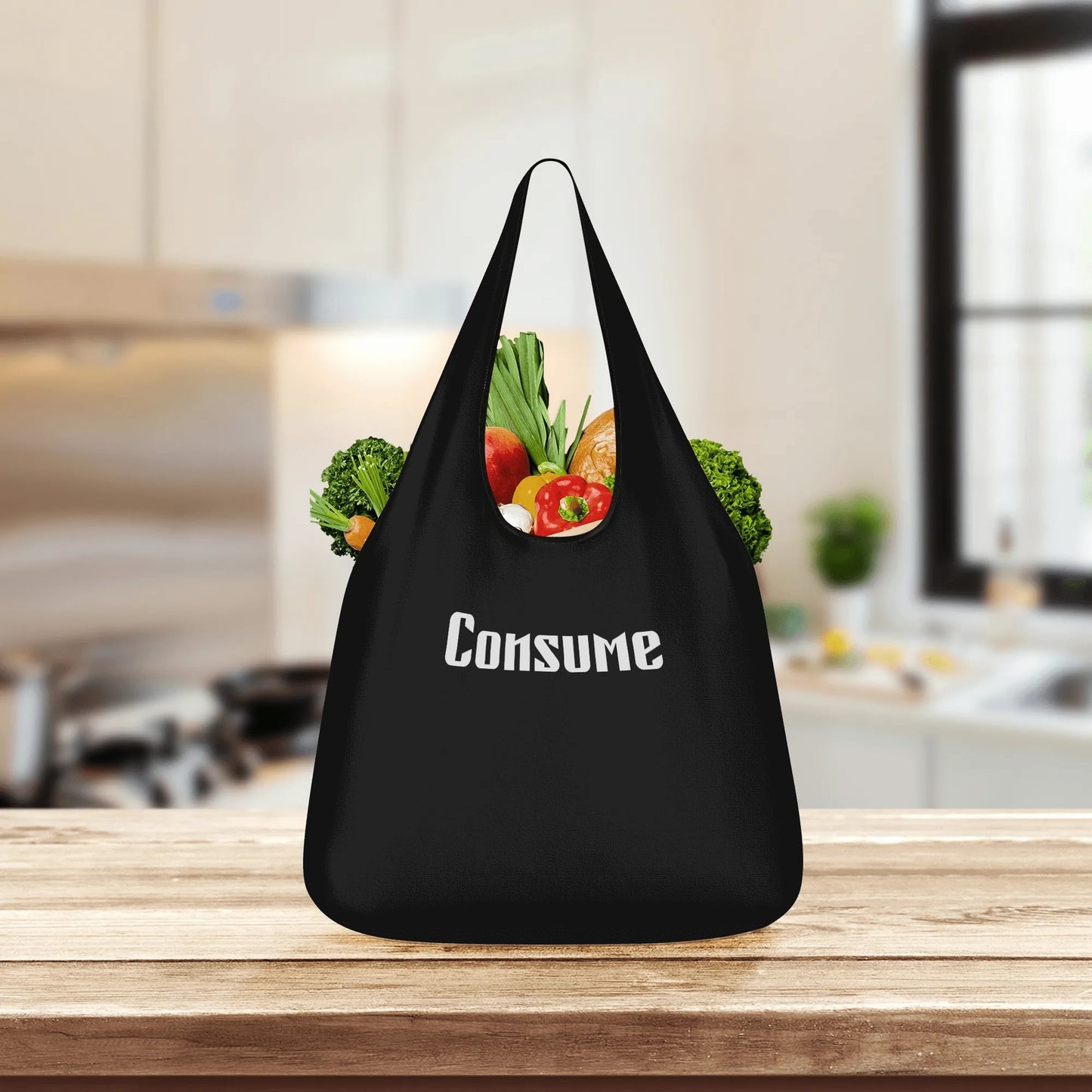 3 Pack of Grocery Bags - "Consume"