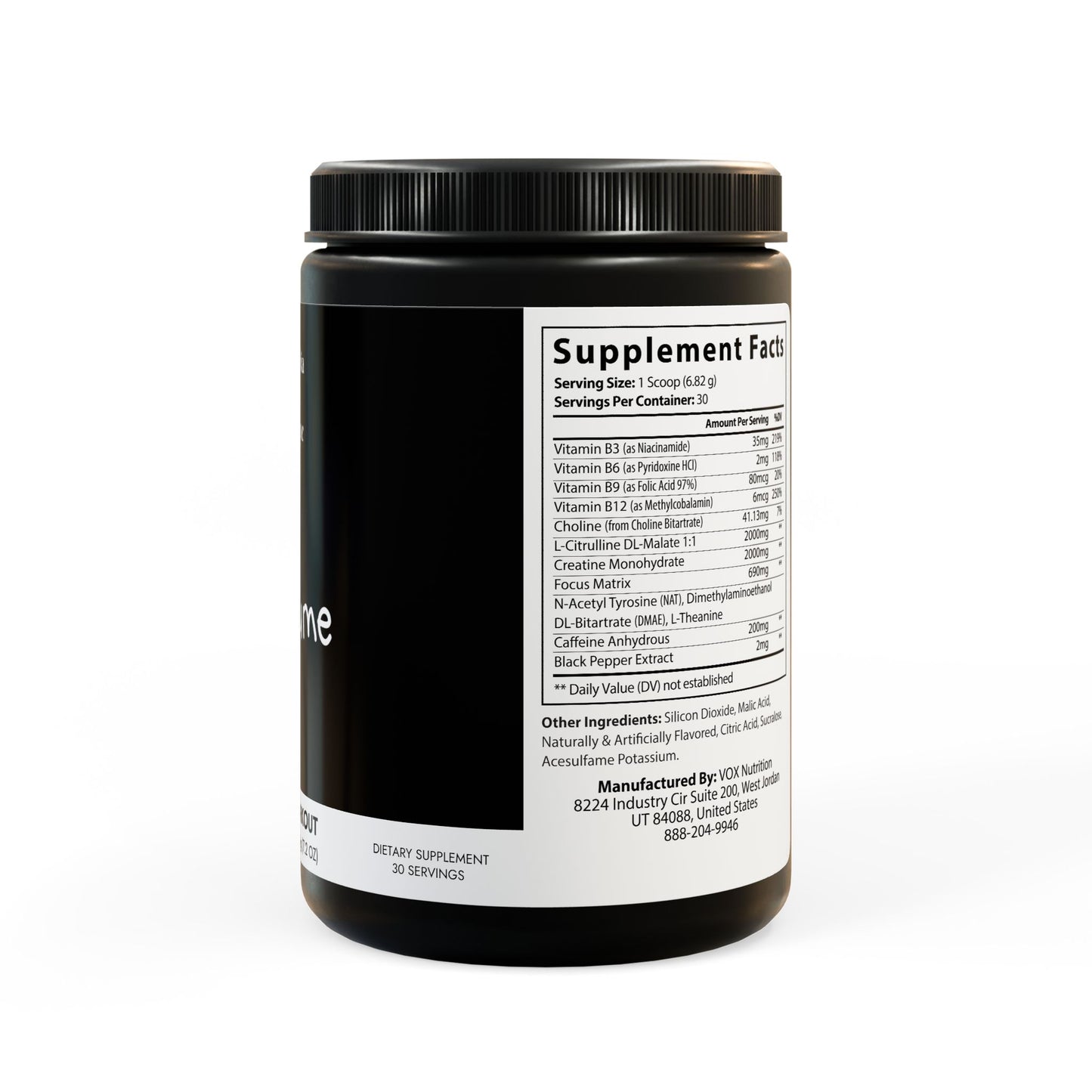 Pre-Workout Supplement, Fruit Punch (204 g, 7.1 oz) - Concordia Style Boutique