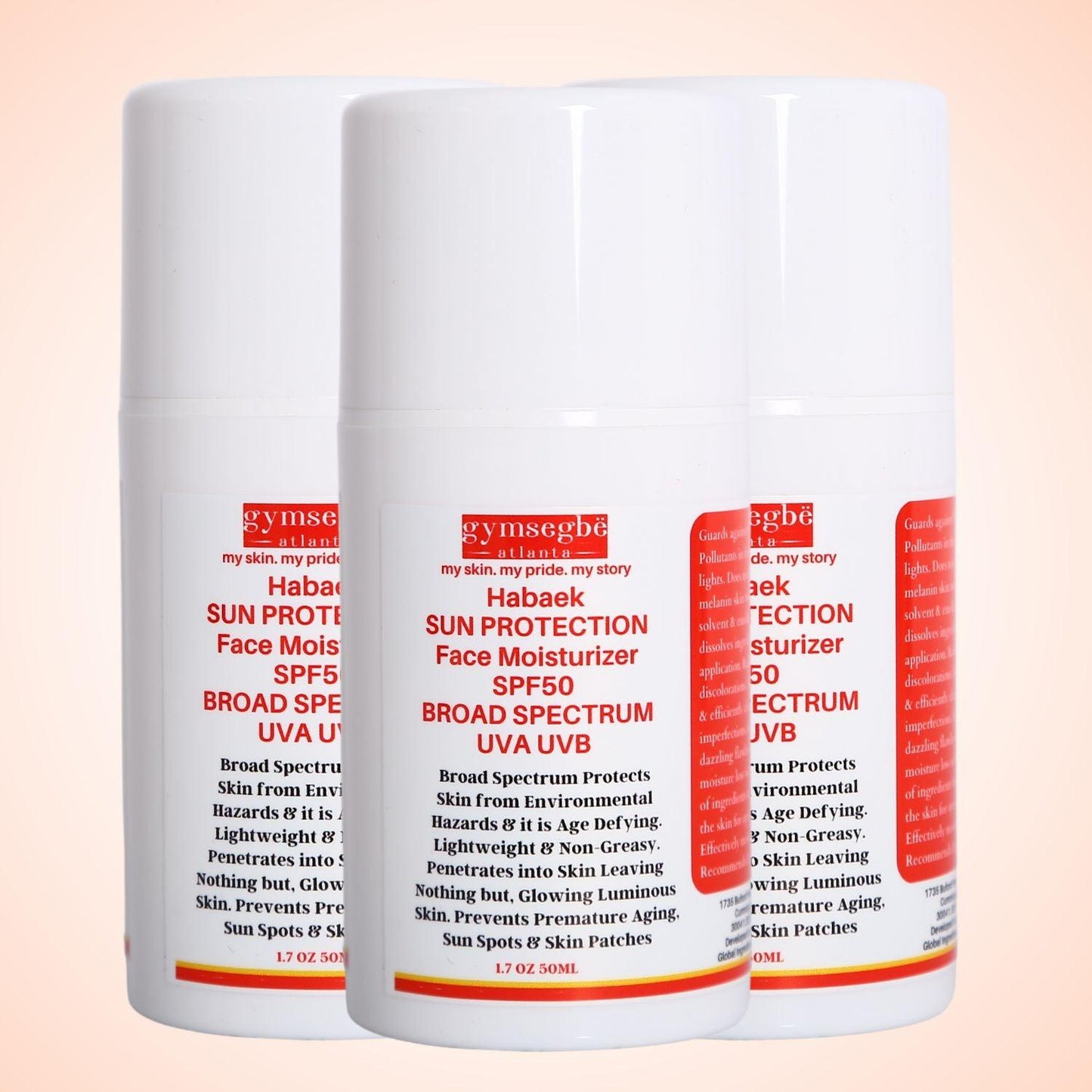 Habaek Sun Protection Face Moisturizer SPF50 - Concordia Style Boutique