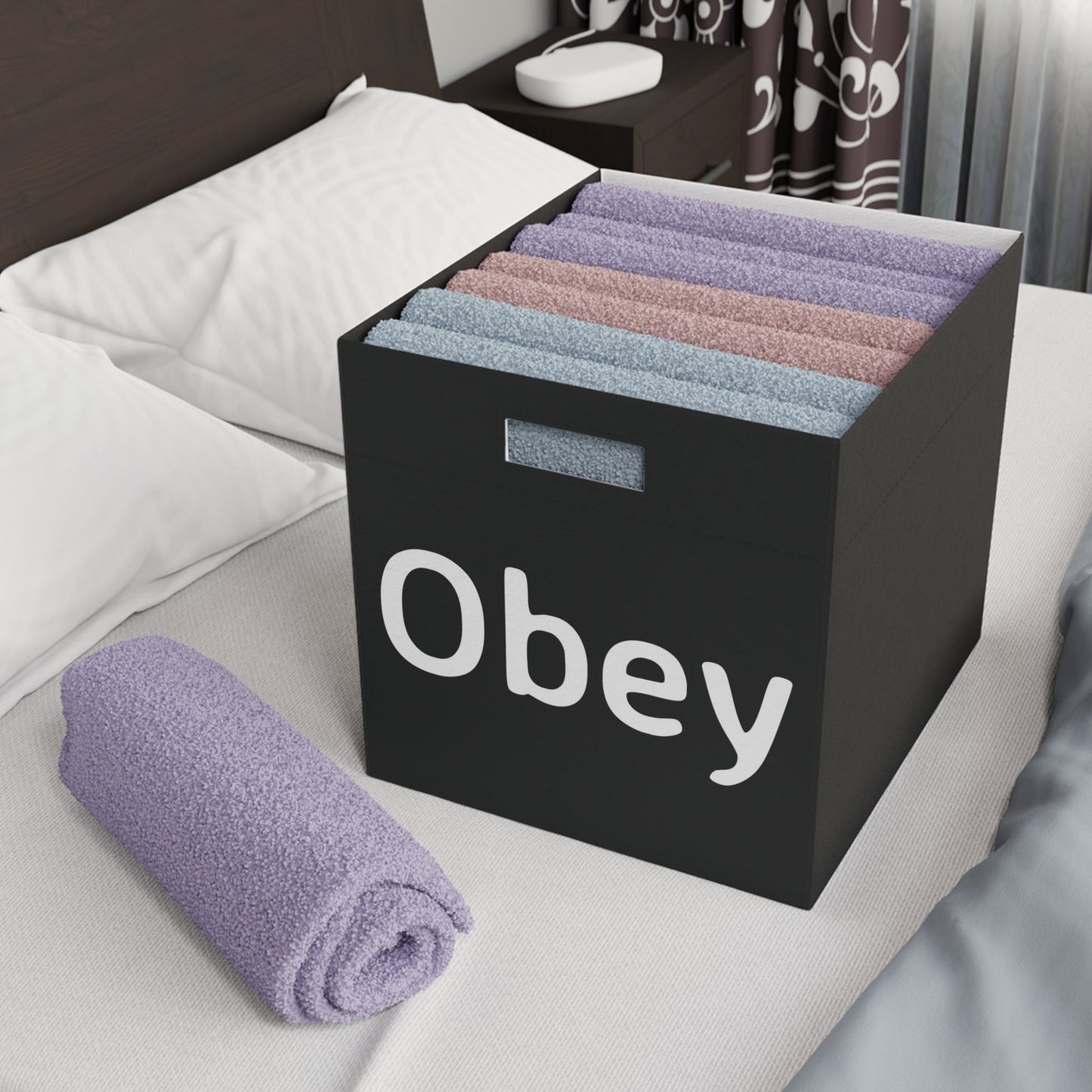 Felt Storage Box - Obey - Concordia Style Boutique