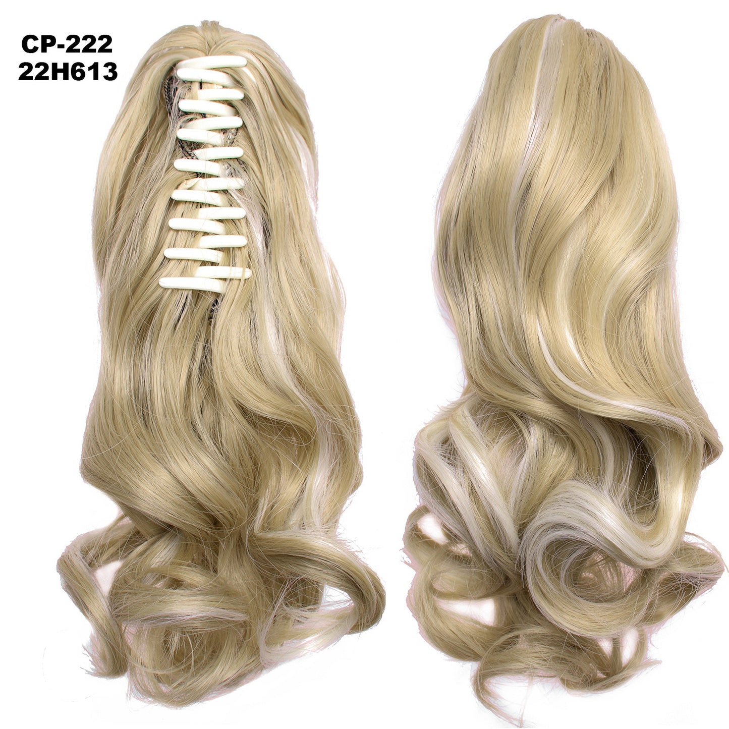 Long Wave Ponytail Wrap Around Ponytail - Clip In Hair Headwear - Gray Hairpiece Natural Extensions - Concordia Style Boutique