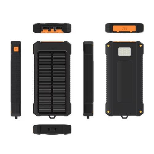 Two USB Portable Super Chargers / Solar Power Bank With LED Flashlights 30000 mAh - Concordia Style Boutique