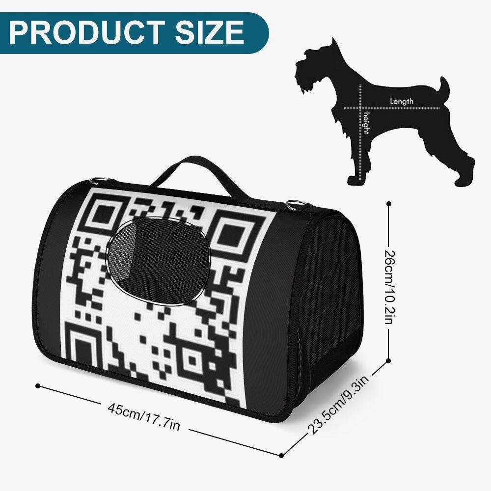 QR Code - Pet Carrier Bag - Concordia Style Boutique
