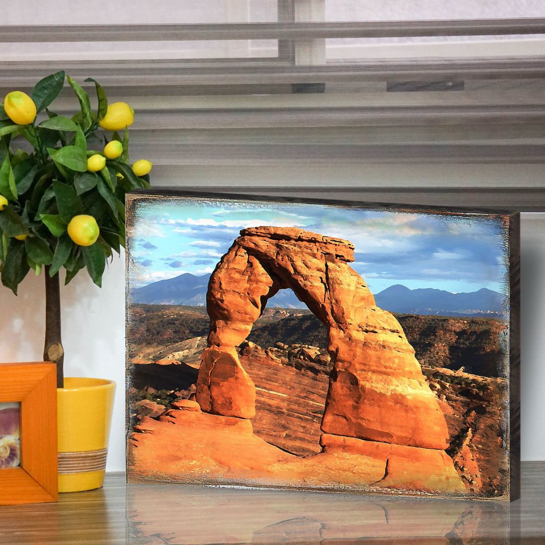 Grand Canyon Art Wooden Wall Art by Nature Wonders - Nature Wildlife Decor - 95280B