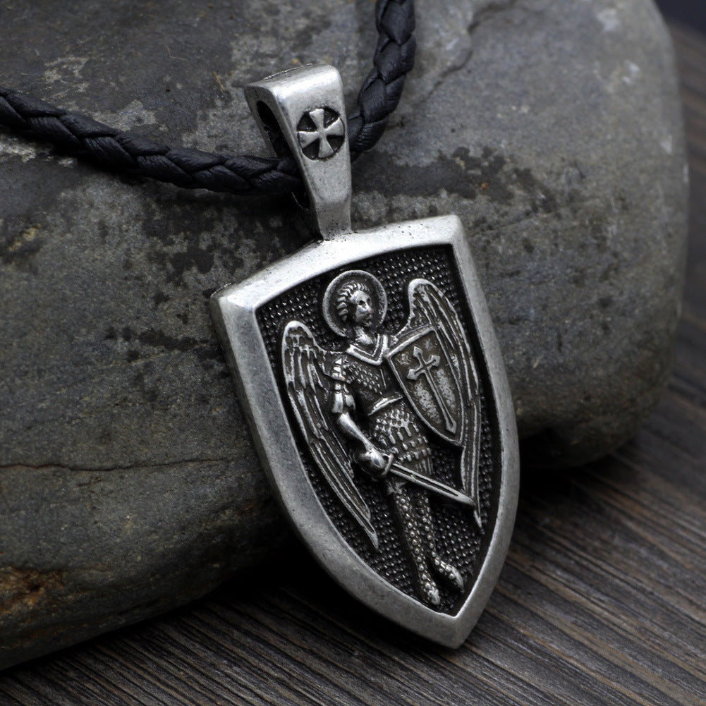 Saint Michael Archangel Pendant Necklace - Concordia Style Boutique