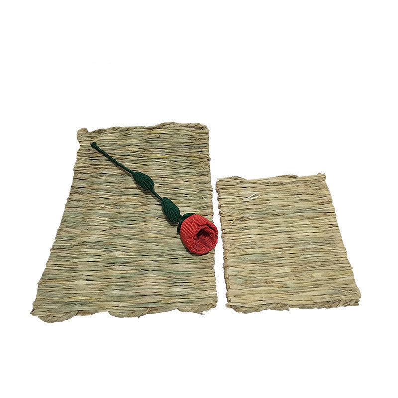 Natural straw mat - Premium Castor Oil from erDouckan - Just $12.25! Shop now at Concordia Style Boutique