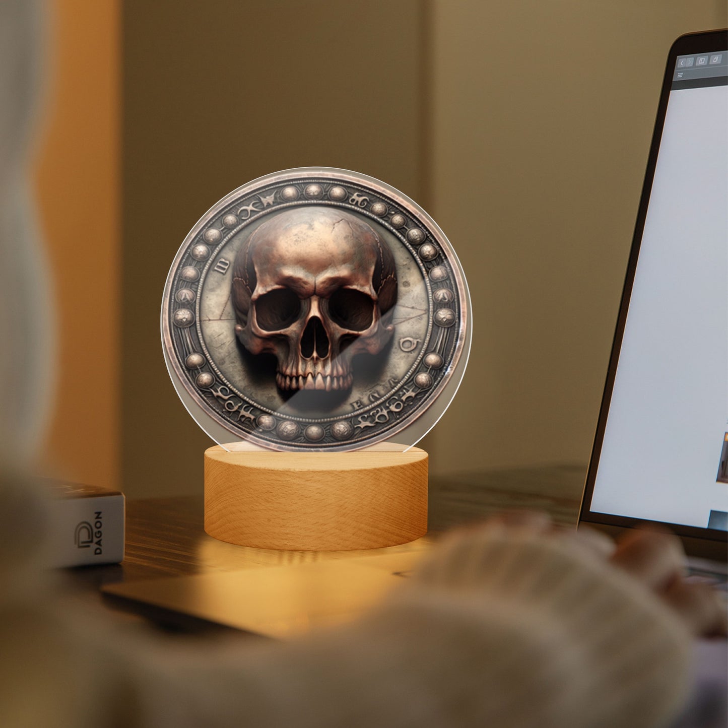 Acrylic Plaque with Stand - "Memento Mori" - Premium Acrylic Plaque from JetPrint Fulfillment - Just $12.75! Shop now at Concordia Style Boutique