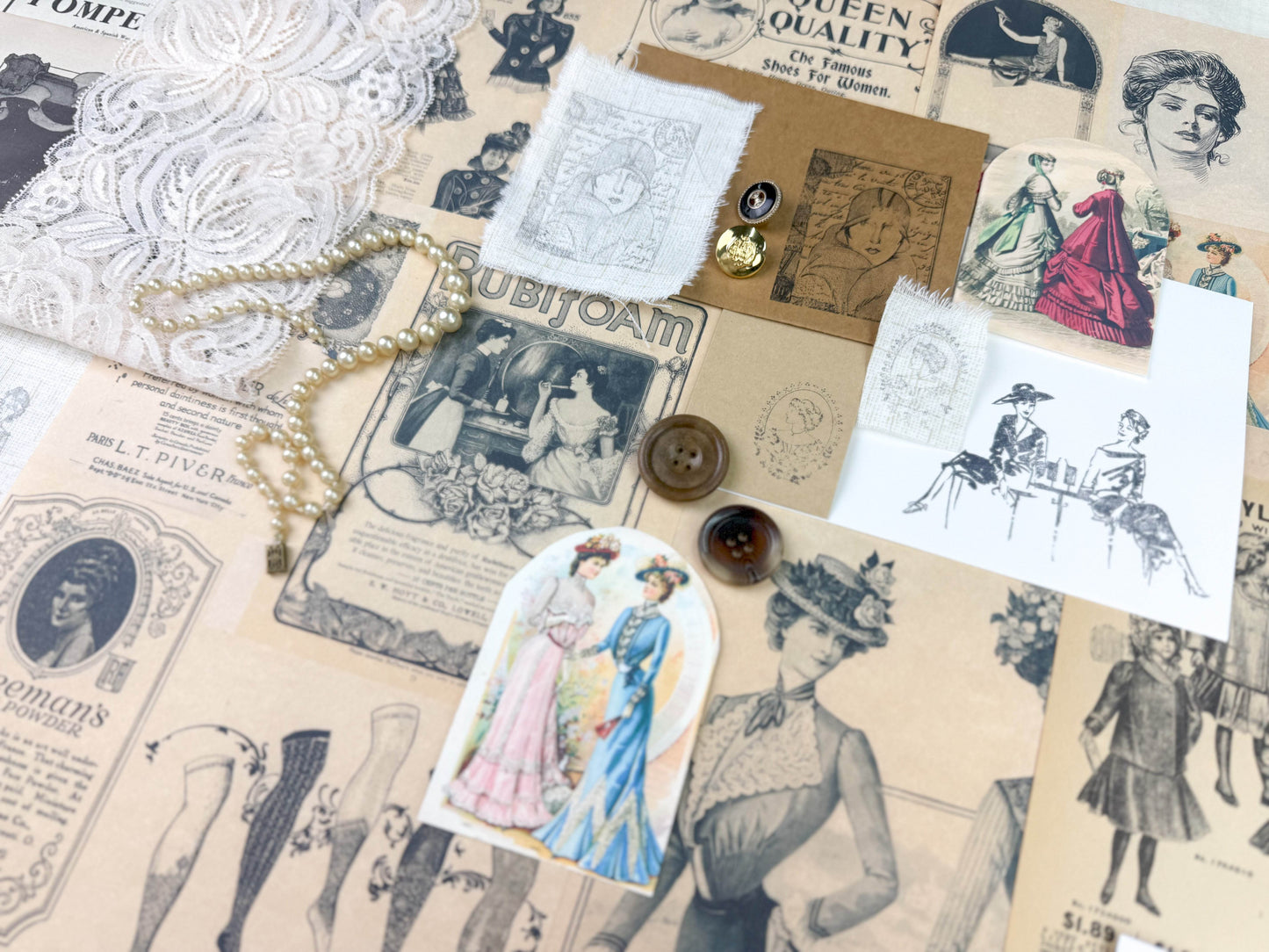 Fashion Ephemera Kit - Concordia Style Boutique