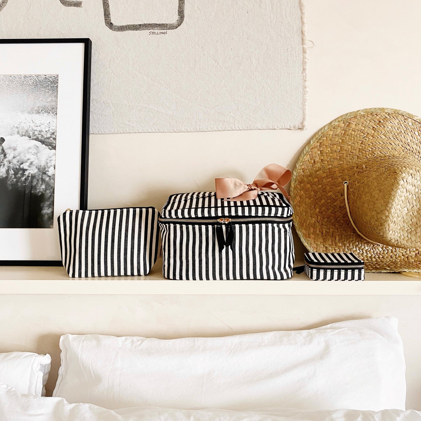 Cutest Striped Travel Gift Set Deal 3-Pack - Concordia Style Boutique