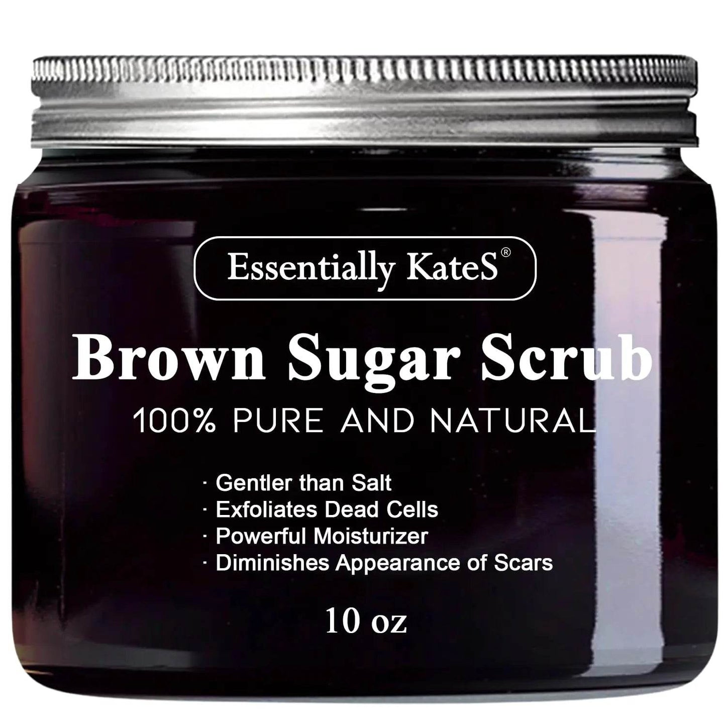 Brown Sugar Scrub - 10 oz - Smooth and Moisturizing - Beneficial for both acneic skin and dry skin - Concordia Style Boutique
