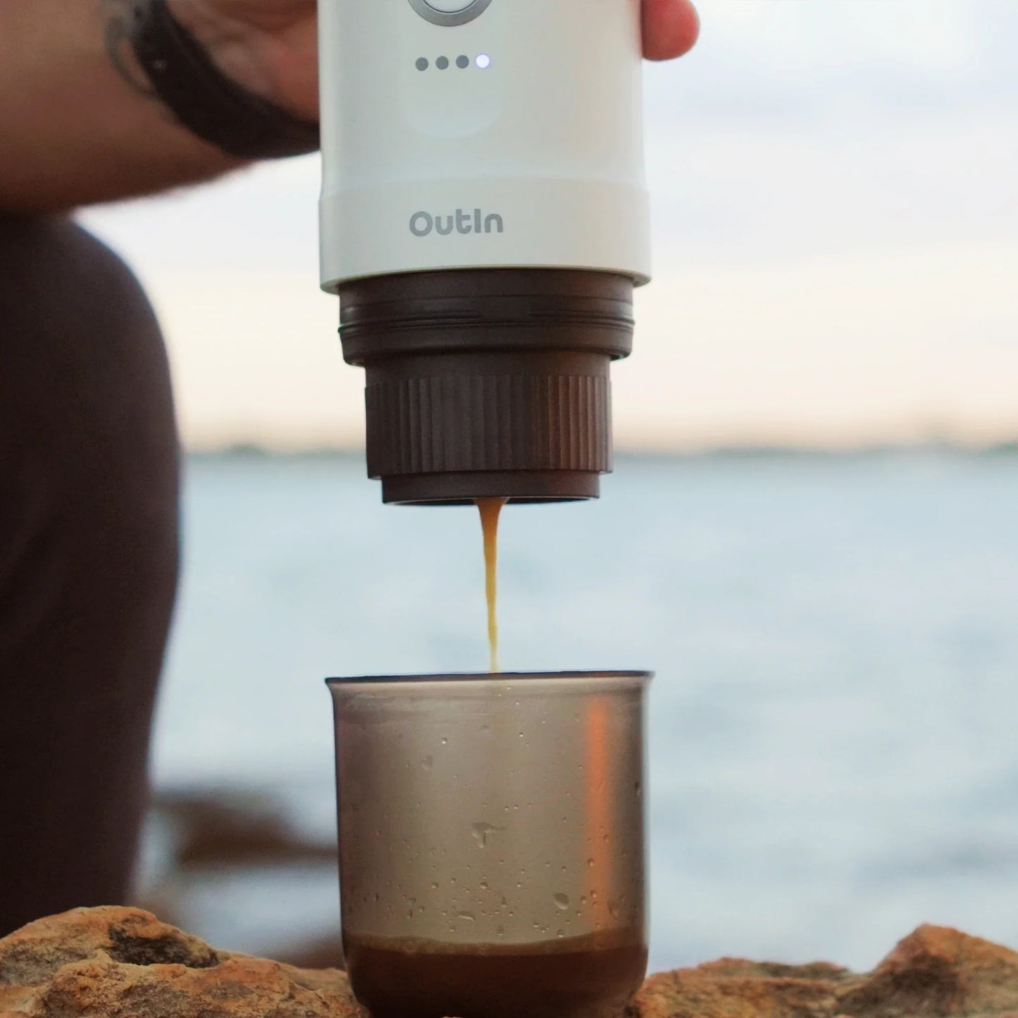 Nano Portable Espresso Machine (Pearl White) - Concordia Style Boutique