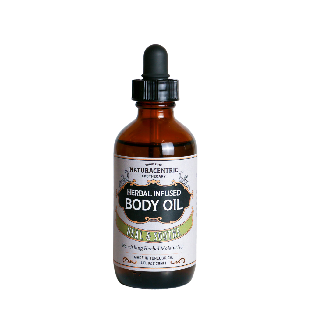 Heal & Soothe Herbal Infused Body Oil - Concordia Style Boutique