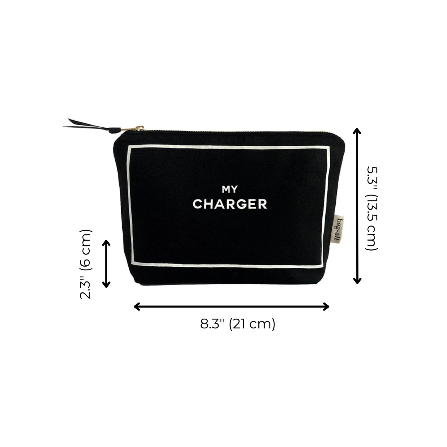 Charger Pouch, Black - Concordia Style Boutique