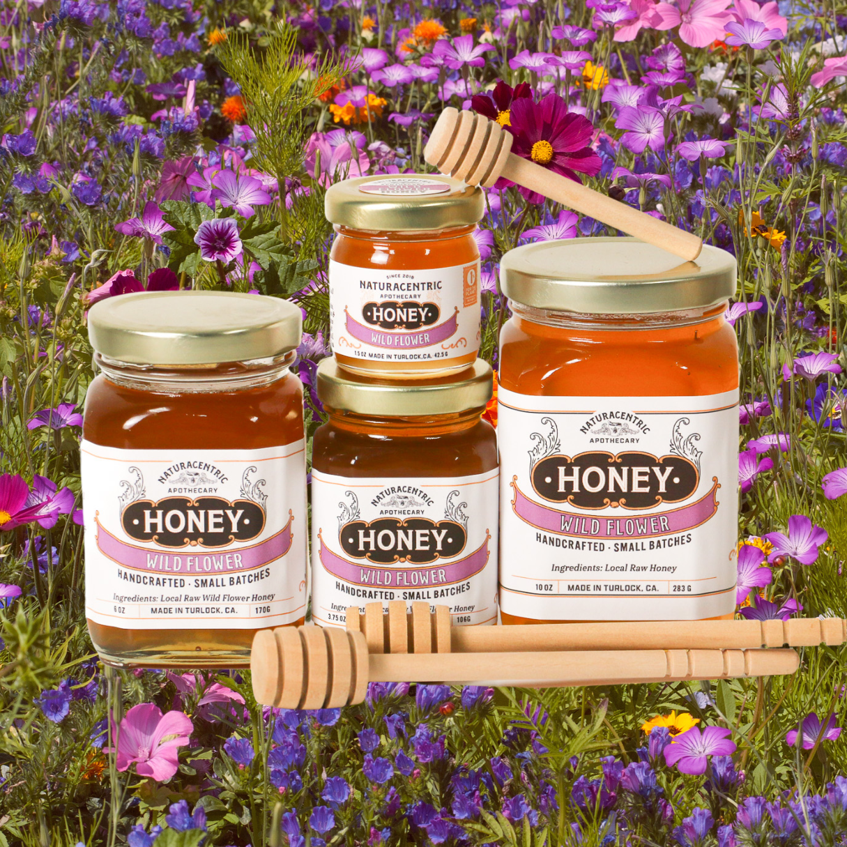 Wild Flower Local Raw Honey - Concordia Style Boutique