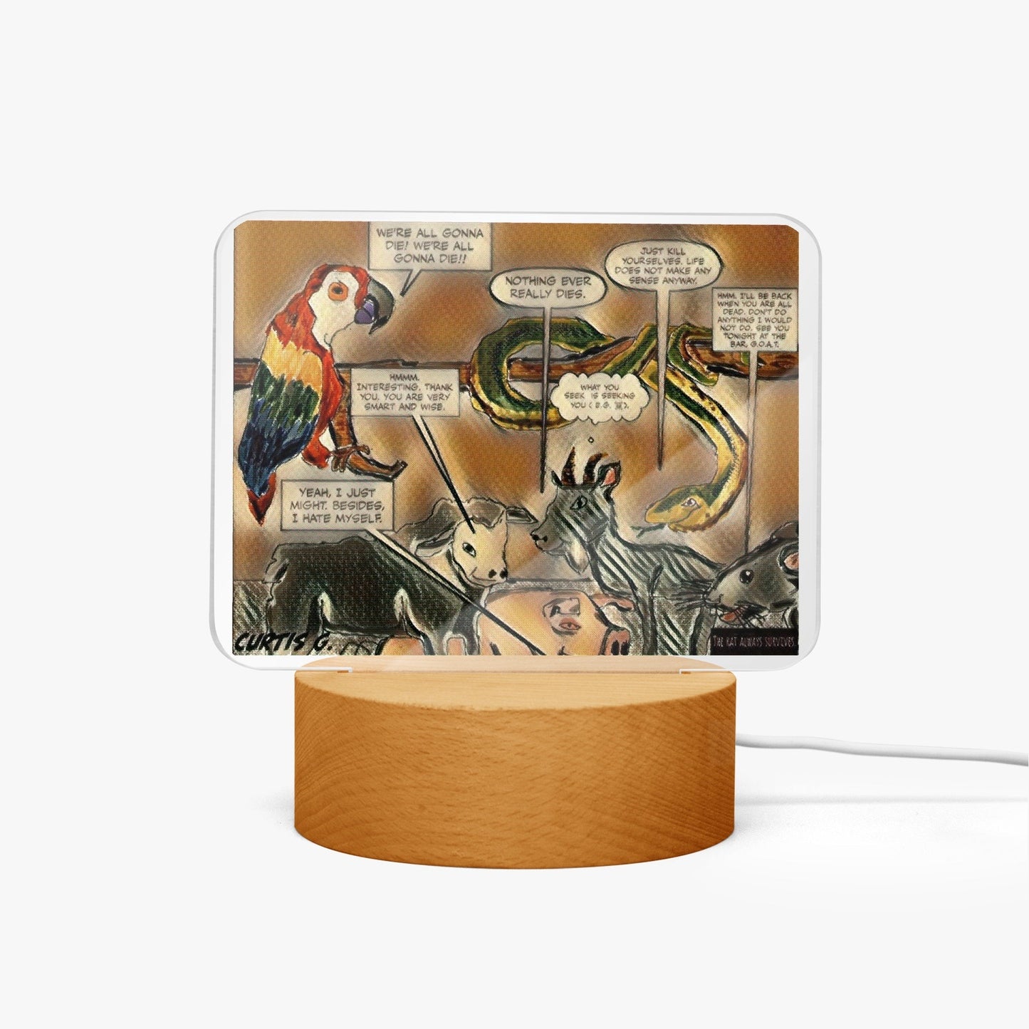 Acrylic Plaque with Stand - "Our Gang II" - Premium Acrylics from Concordia Style Boutique - Just $12.75! Shop now at Concordia Style Boutique