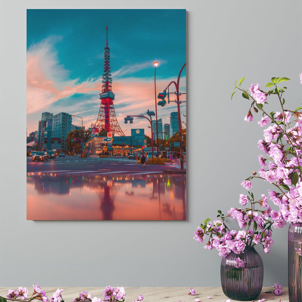 Canvas Print Multiple sizes Unframed & Framed (Vertical) - "Downtown" - Premium Artwork from Concordia Style Boutique - Just $55.98! Shop now at Concordia Style Boutique