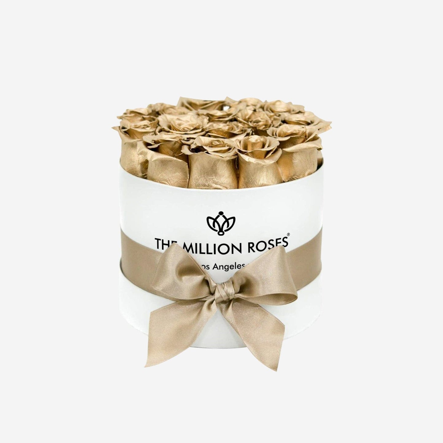 Classic White Box | Gold Roses