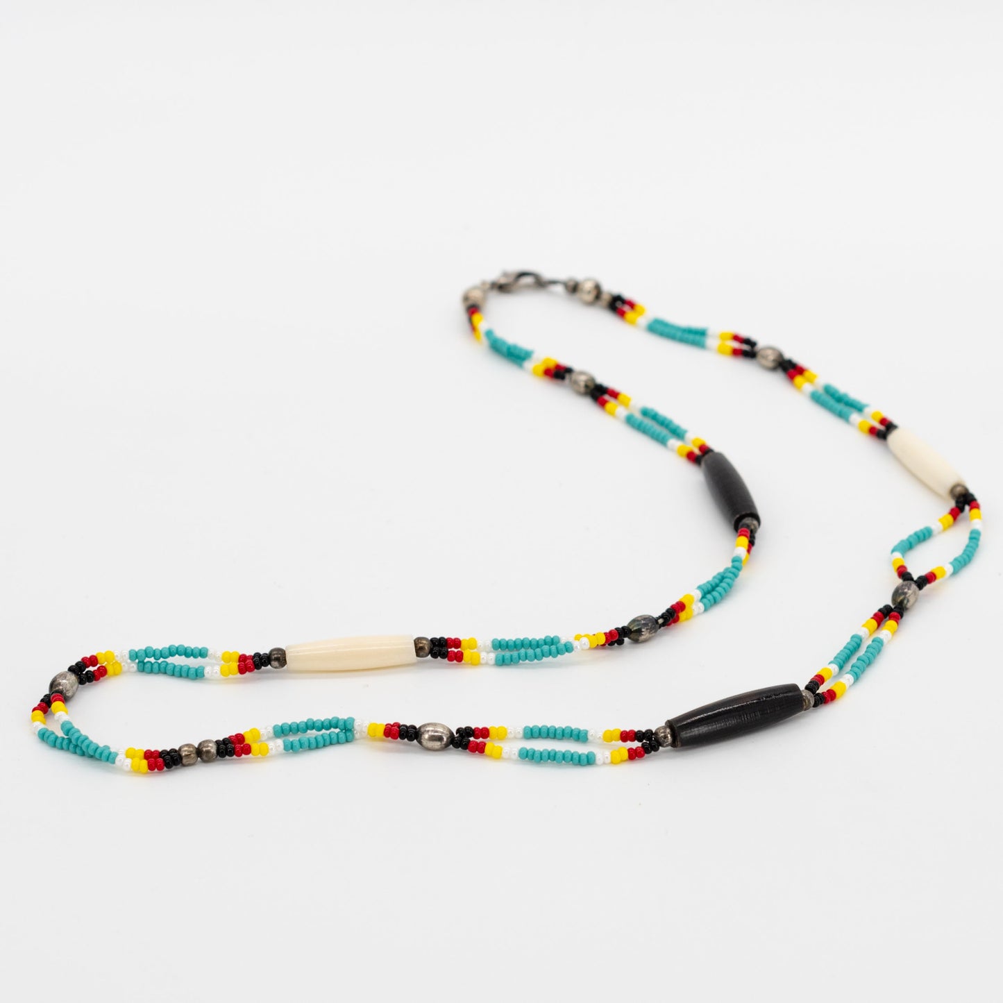 Colorful Beaded Necklace | #2 | Handmade by Oglala Lakota Artist Roni Matzke