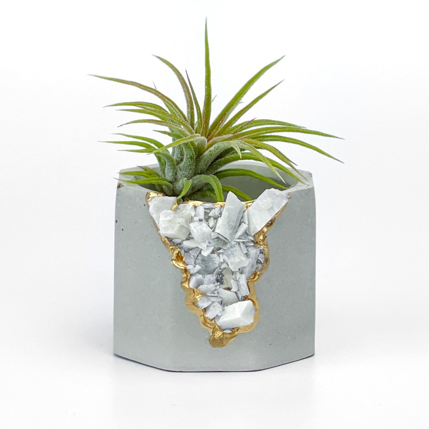 RAW MOONSTONE GEODE PLANTER - Concordia Style Boutique