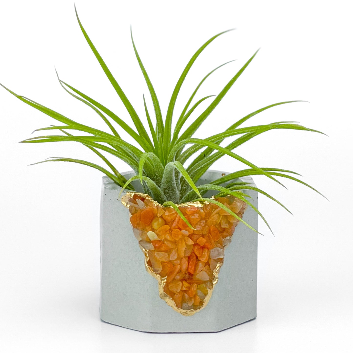 RED AVENTURINE GEODE PLANTER - Concordia Style Boutique