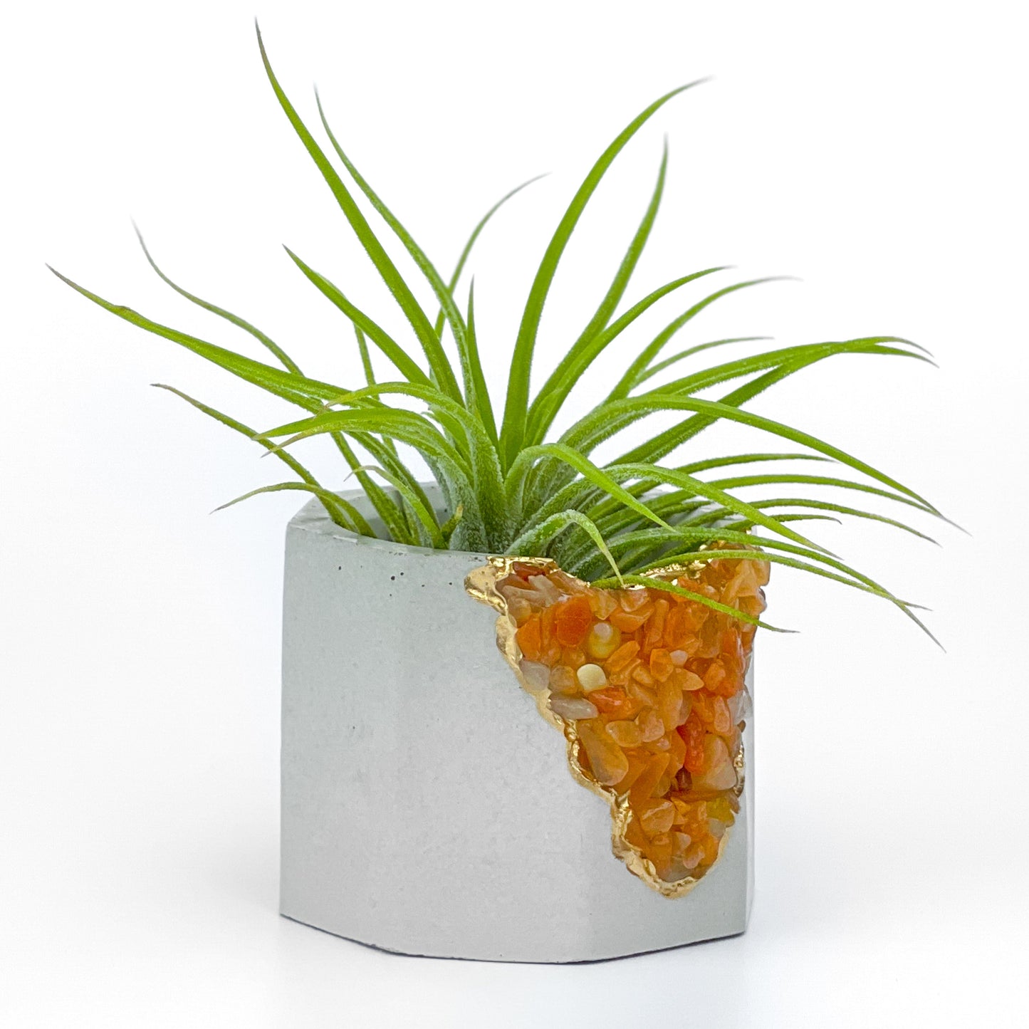 RED AVENTURINE GEODE PLANTER - Concordia Style Boutique