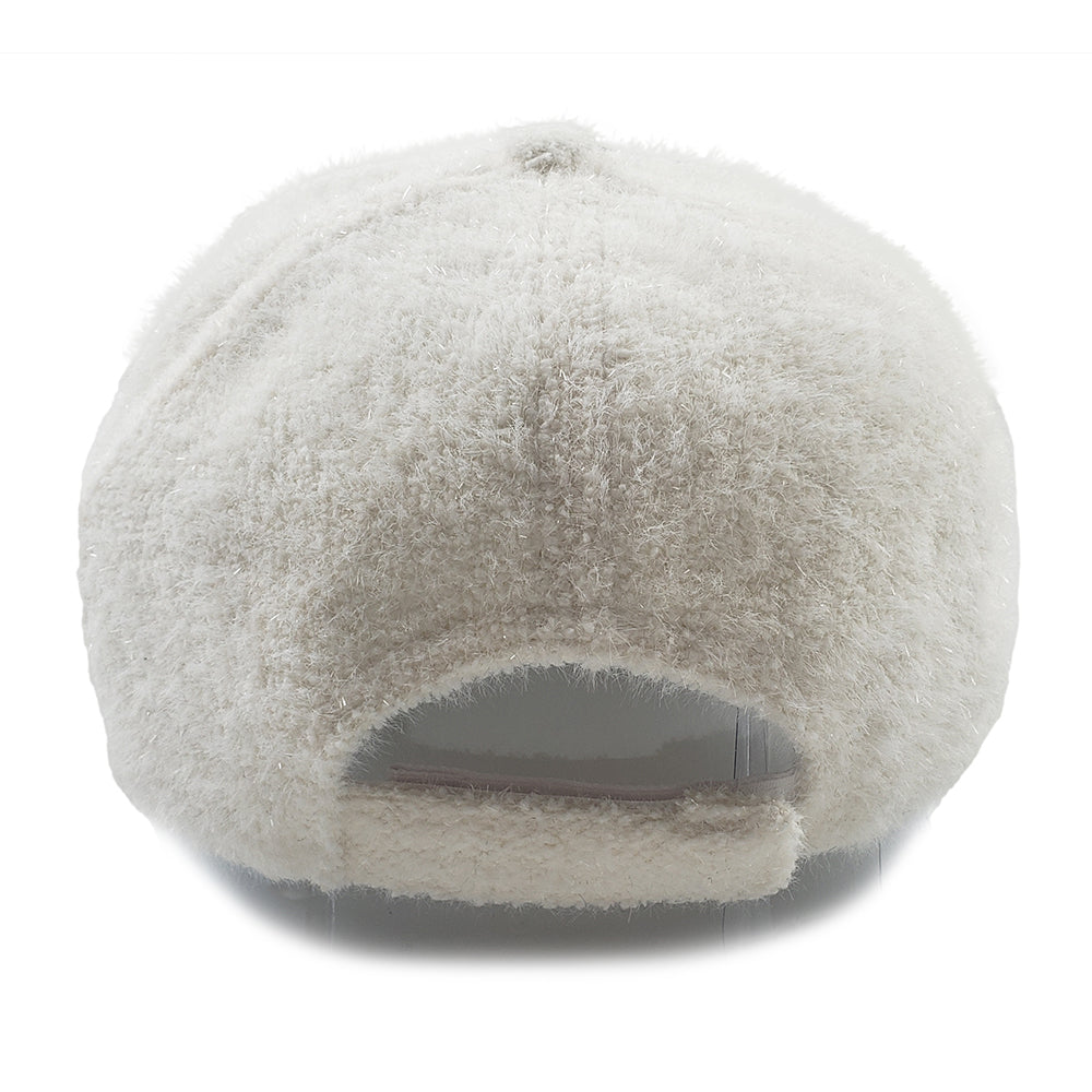 Flora Frost Winter Baseball Hat in White