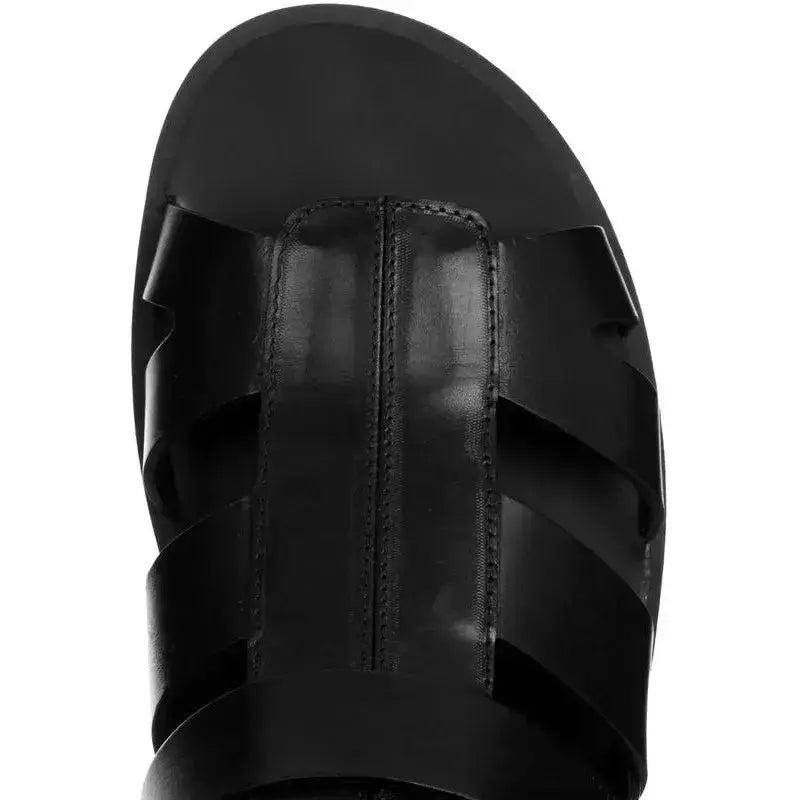 Black Elegant Men's Sandals - Concordia Style Boutique