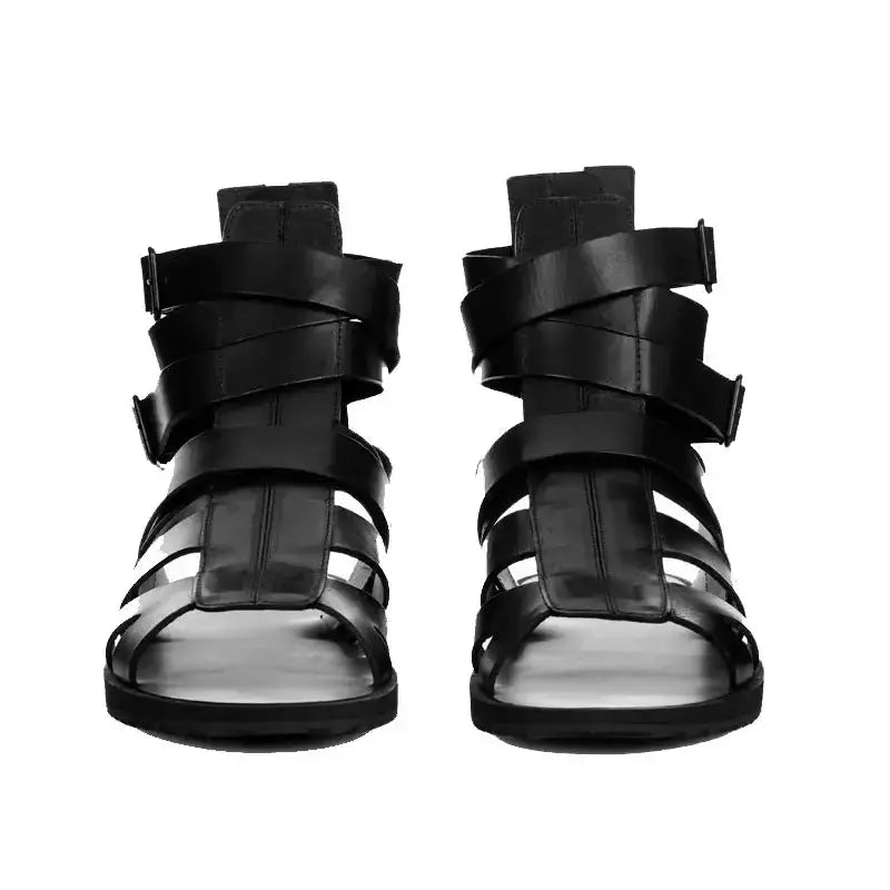 Black Elegant Men's Sandals - Concordia Style Boutique