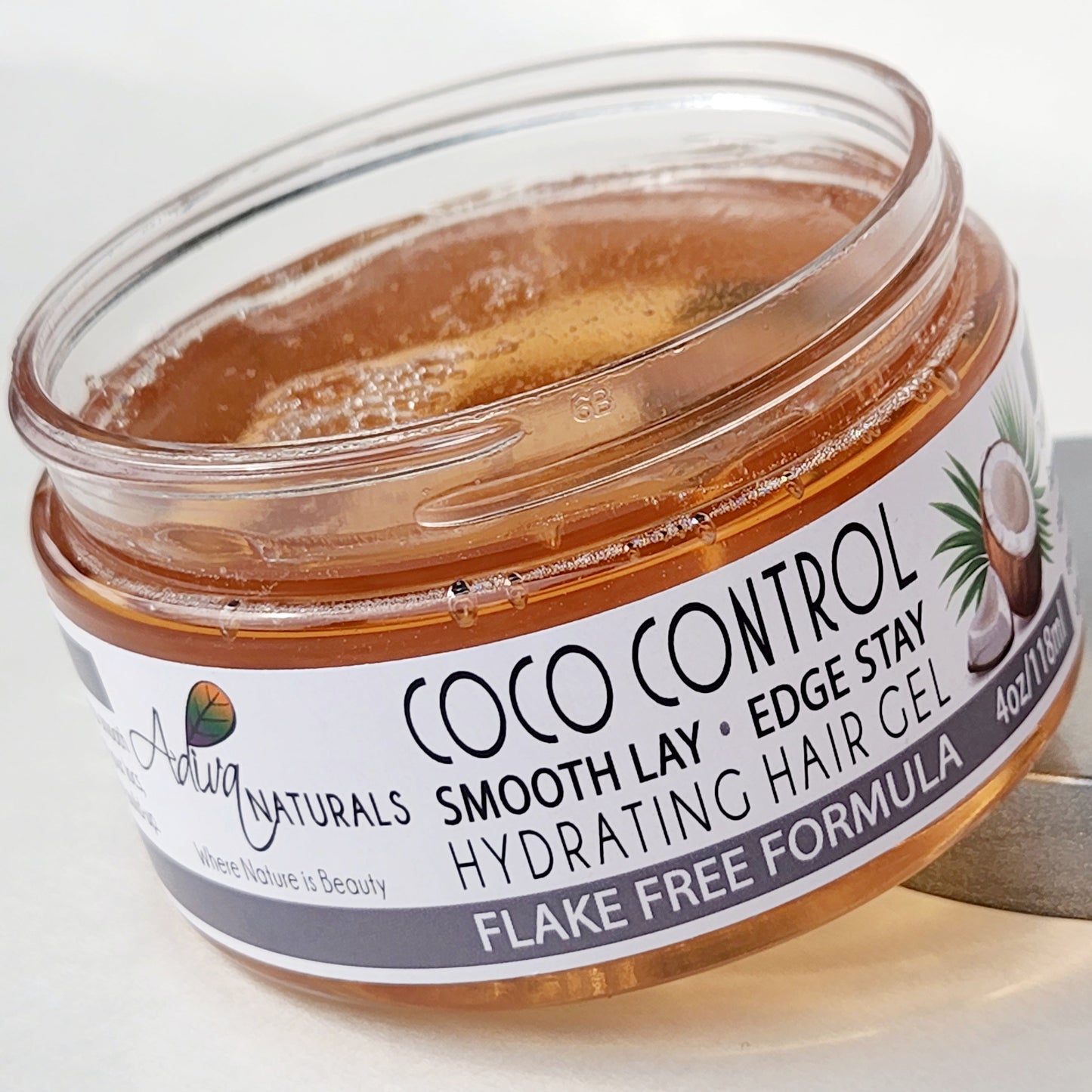 Coco Control 'Smooth Lay-Edge Stay' Hydrating Hair Gel 4oz