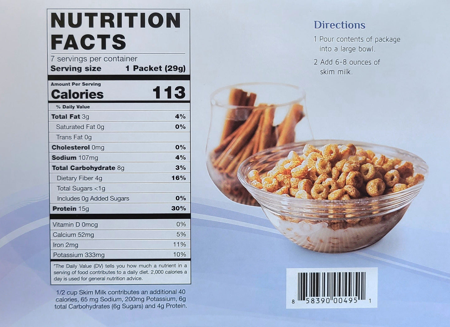 Cinnamon Vanilla Cereal - Concordia Style Boutique