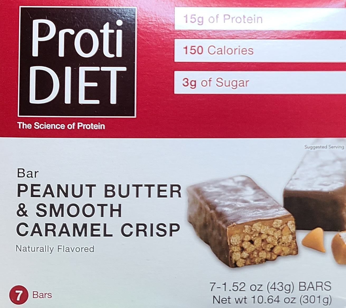 Peanut Butter Caramel Crisp Bar - ProtiDiet - Concordia Style Boutique