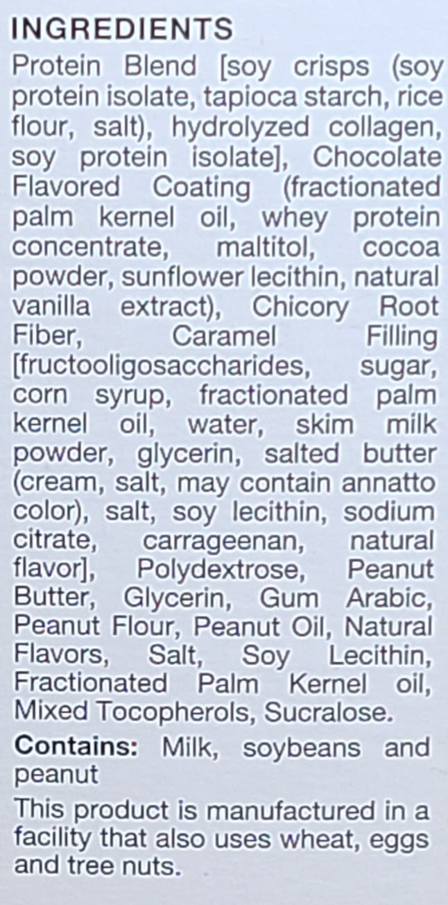 Peanut Butter Caramel Crisp Bar - ProtiDiet - Concordia Style Boutique