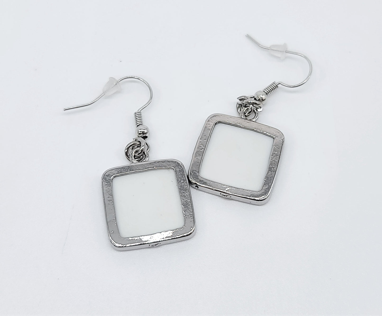 Abalone / Paua Seashell Square Earrings