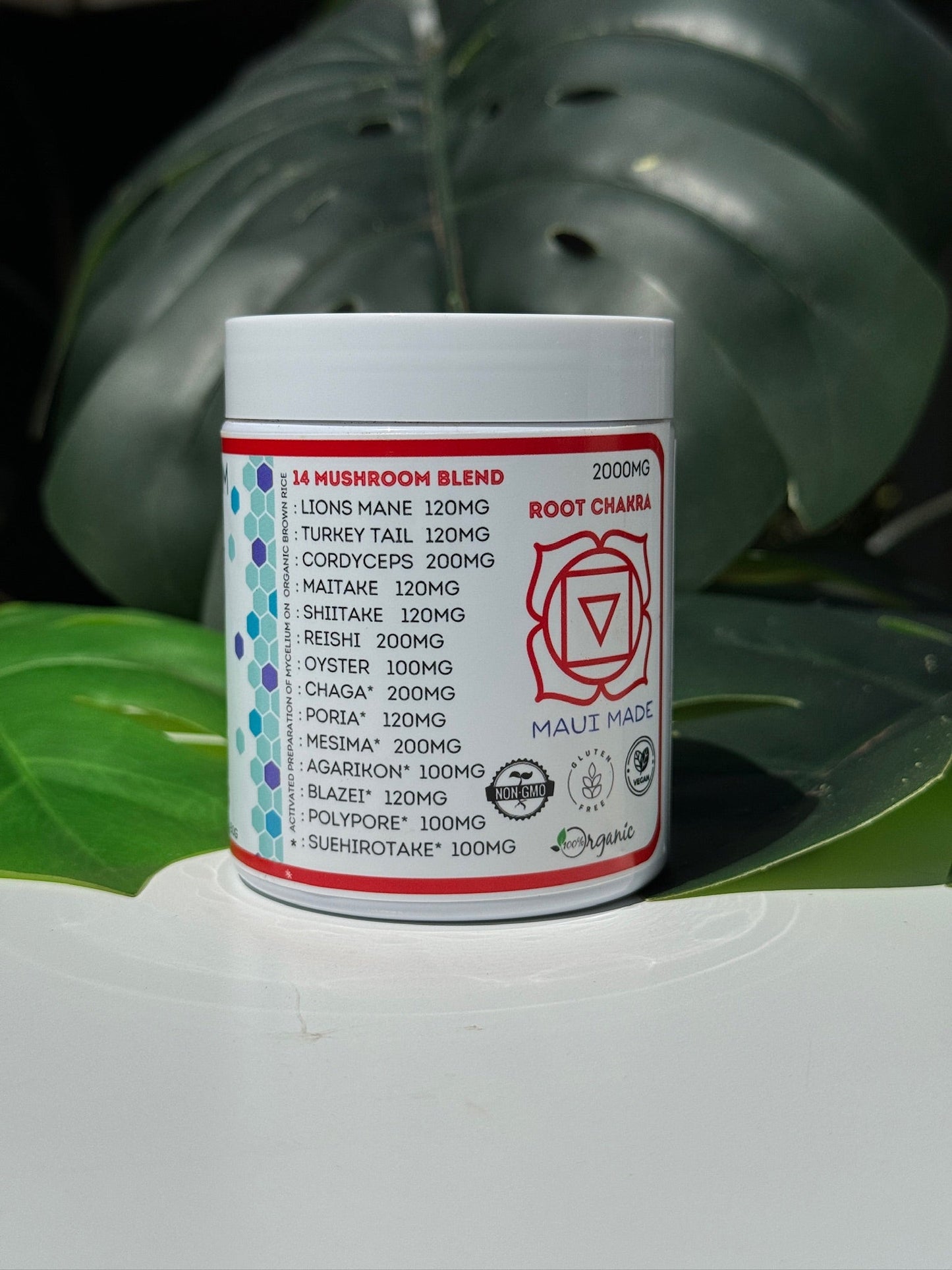 14 Mushroom Blend Powder Extract 100g/50 Day supply (see description)