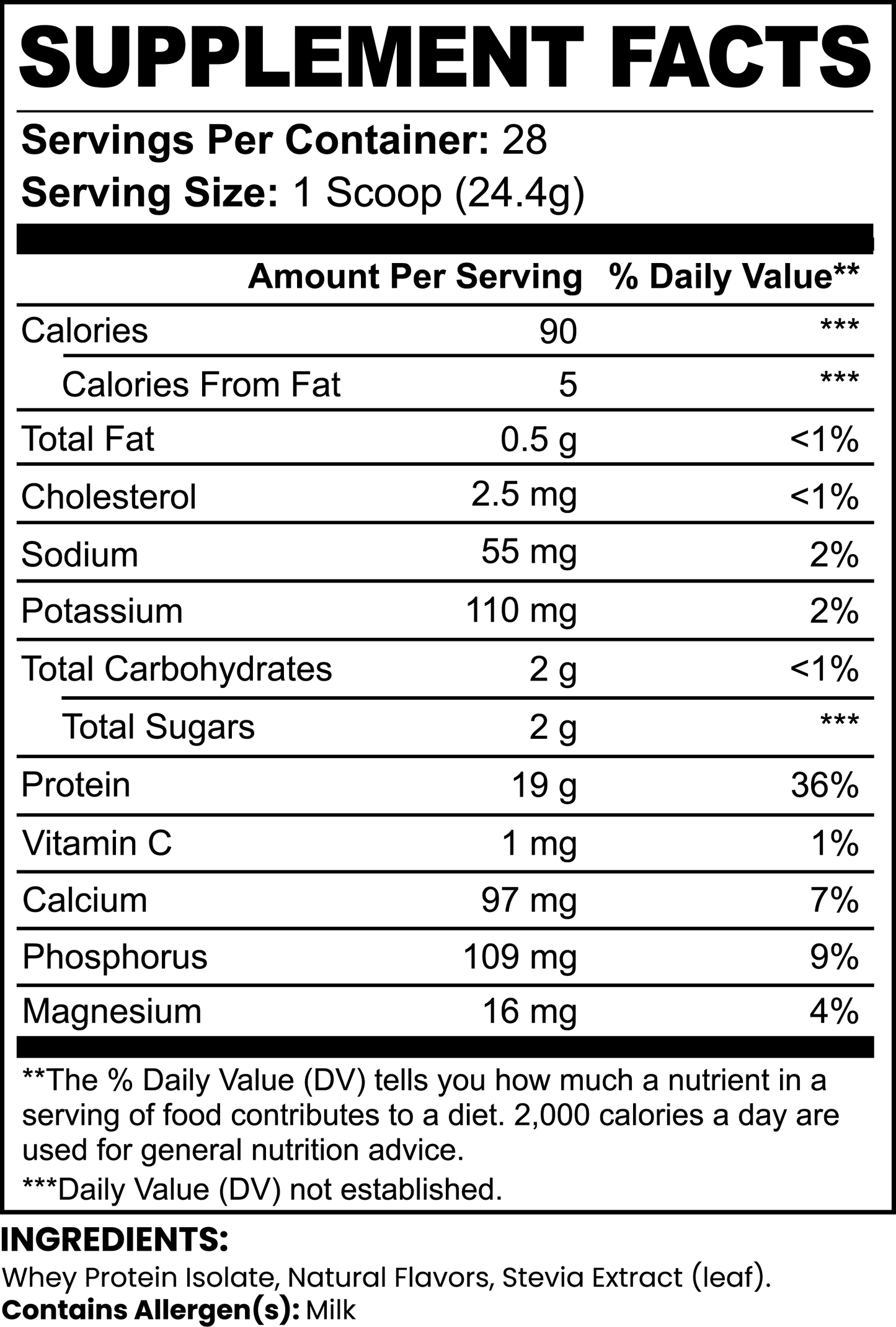 Vanilla Whey Isolate Protein Powder, 1.51 lbs - Concordia Style Boutique
