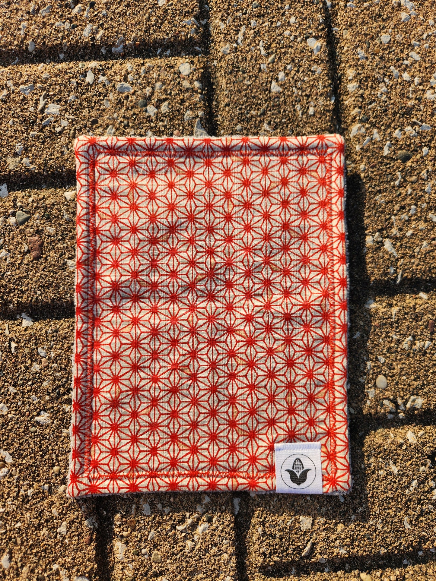 Red Asanoha Handkerchief