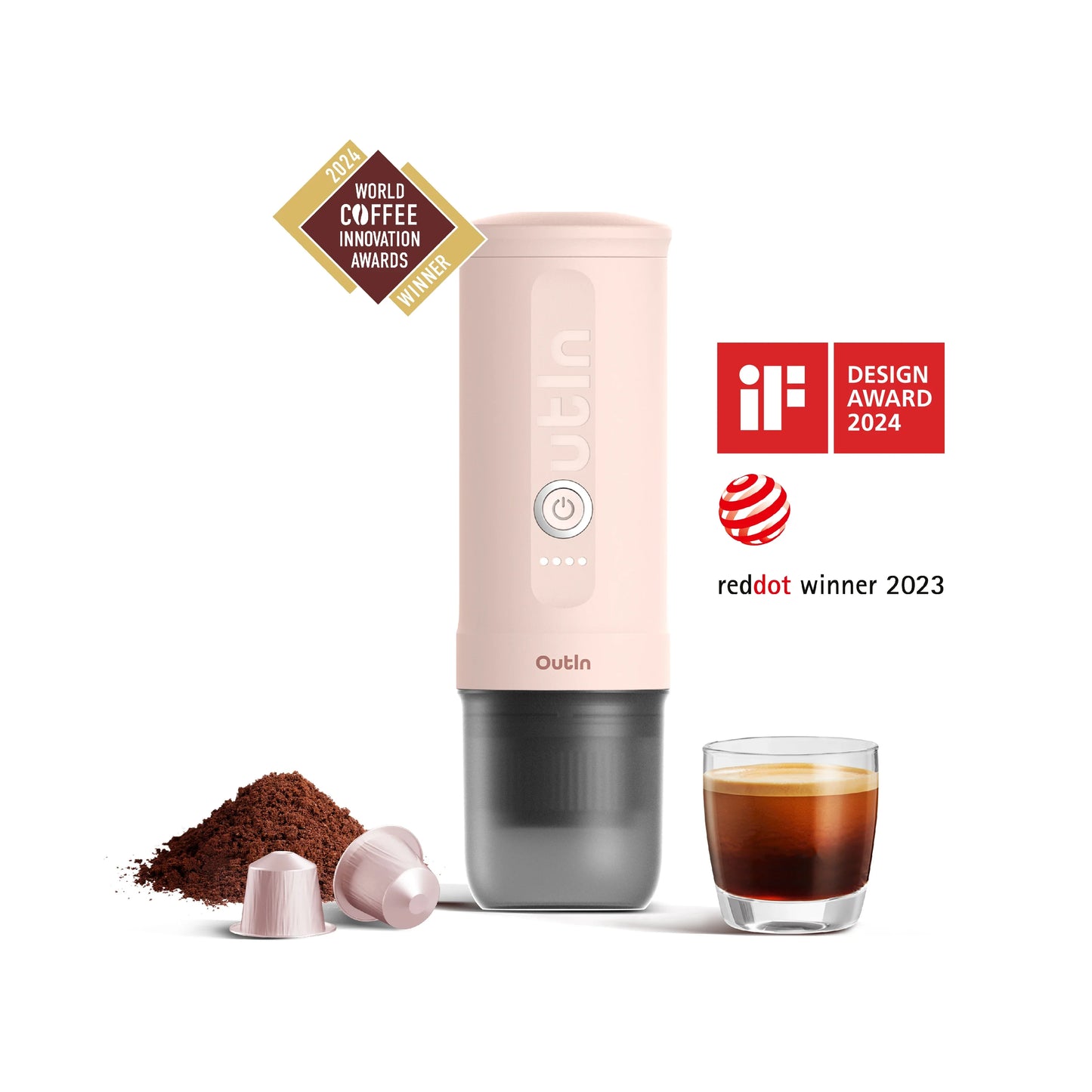Nano Portable Espresso Machine (Rose Quartz) X BCRF - Concordia Style Boutique