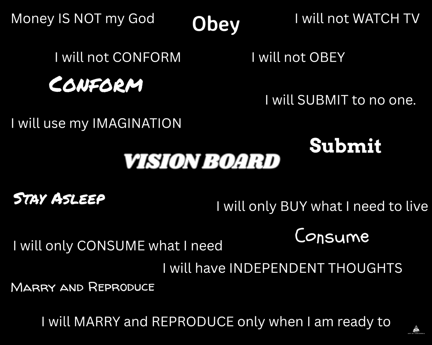 Vision Board Hardcover Journal - A5 - Inspire Creativity & Independent Thinking - Concordia Style Boutique