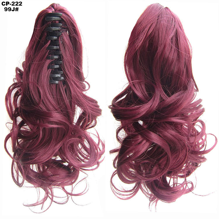 Long Wave Ponytail Wrap Around Ponytail - Clip In Hair Headwear - Gray Hairpiece Natural Extensions - Concordia Style Boutique