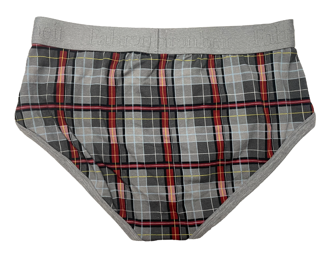 Wayne Brief/ Grey/Burgundy Plaid - Concordia Style Boutique