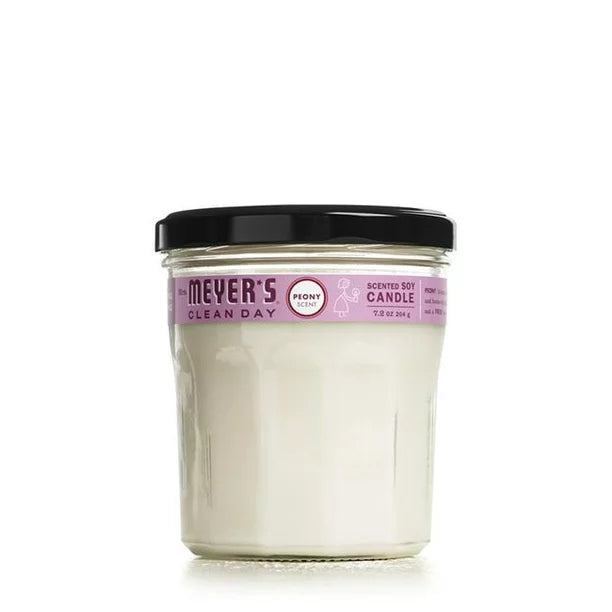 Mrs. Meyer's Clean Day Soy Candle, Peony (6-Pack of 7.2 Oz.) - Concordia Style Boutique