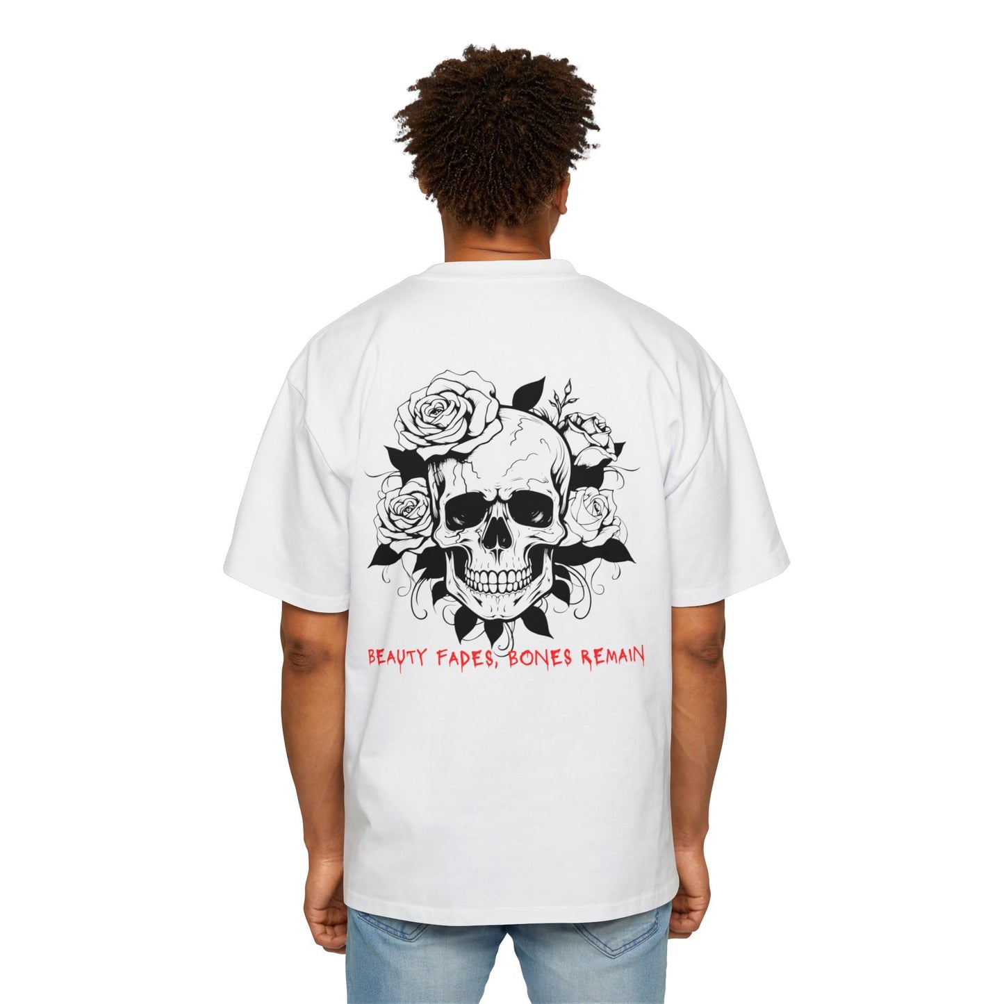 EA Men's Oversized Skull & Roses Tee