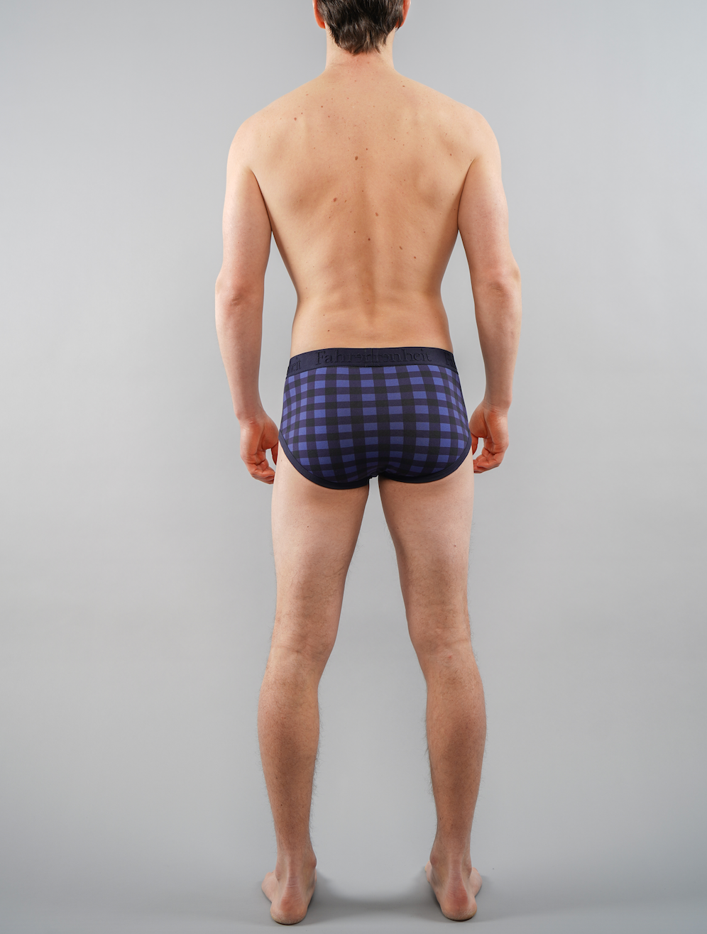Wayne Brief/ Blue Buffalo Check - Concordia Style Boutique
